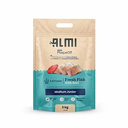 ALMI Medium Junior Granule s morskou riasou, 3 kg