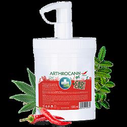 Annabis Arthrocann hrejivý gél CBD+CBG 1000 ml