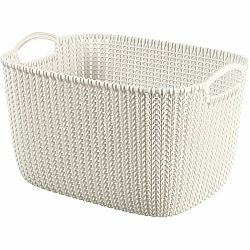 Curver Úložný box Knit 19 l, krémová