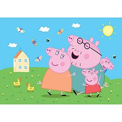 Detská fototapeta Pepa Pig 252 x 182 cm, 4 diely