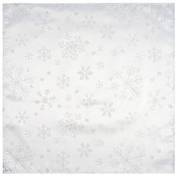 Forbyt Vianočný obrus Snowflakes biela