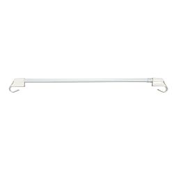 Gardinia Vitrážna tyčka vzperná biela, 45 - 75 cm