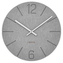 LAVVU Sivé hodiny Natur, pr. 34 cm