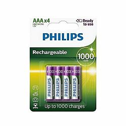 Philips AAA 1000mAh 4ks R03B4RTU10/10