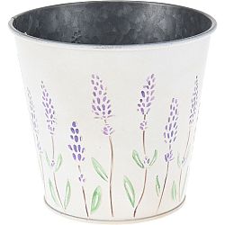 Plechový obal na kvetináč Sainte, 13 x 12 cm
