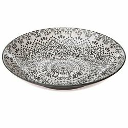 Porcelánový hlboký tanier Grey Orient, 21,5 cm