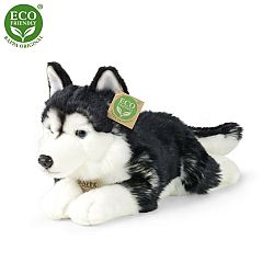 Rappa Plyšový pes husky, 36 cm ECO-FRIENDLY