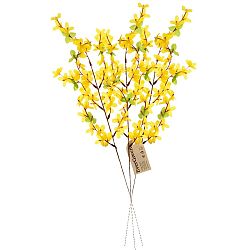 Sada 3 ks umelá rastlina Forsythia, v. 52 cm