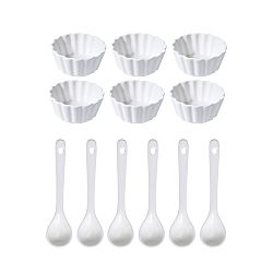 Sada porcelánových misiek Round, 12 dielov