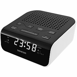 Sencor SRC 136 WH rádiobudík, biela 