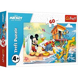 TREFL Mickey Mouse na pláži 60 dielov puzzle