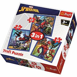 Trefl Spider-man sada 3v1 puzzle