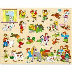 Woody Puzzle veľké s úchytmi
