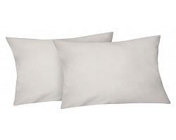Obliečka na vankúš (2 ks) Satin 40x60 cm, šedý%