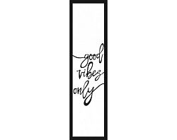 Rámovaný obraz Good vibes only, 15x60 cm%