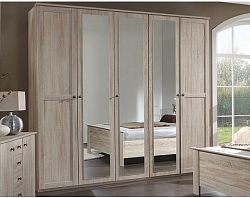 Šatníková skriňa Chalet, 225 cm, dub sonoma%