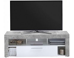 TV stolek Vibio, beton/biela%