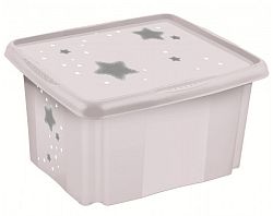 Úložný box Hviezdy 45 l, šedý%