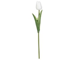 Umelý kvet Tulipán 34 cm, biela%