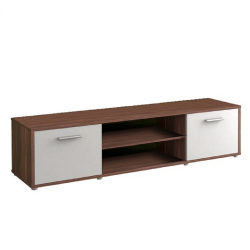 TV stolík, slivka/biela, ZUNO NEW 01