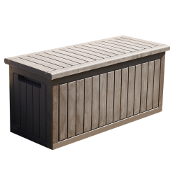 Záhradný úložný box, hnedá, DAGON