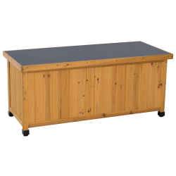 Záhradný úložný box, jelša/strieborná, NAKAN