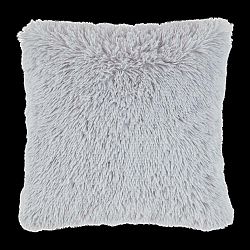 Dekoračný Vankúš Fluffy, 45/45cm, Strieborná