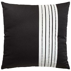 Dekoračný Vankúš Stripe, 45/45cm, Čierna