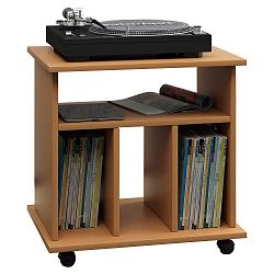 Regál Na Gramofónové Platne Rental Šírka 60cm Buk