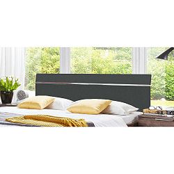 Záhlavie Level Beds B Pre Š. 180cm, Grafit/chróm