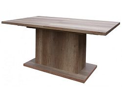 Jedálenský stôl Paulo 160x90 cm, dub canyon, rozkladací%