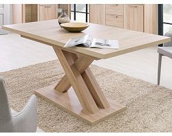 Rozkladací jedálenský stôl Avanti 160x90 cm, dub sonoma%