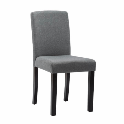 Jedálenská stolička, sivá/čierna, SELUNA, poškodený tovar
