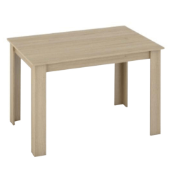 Jedálenský stôl, dub sonoma, 120x80, KRAZ